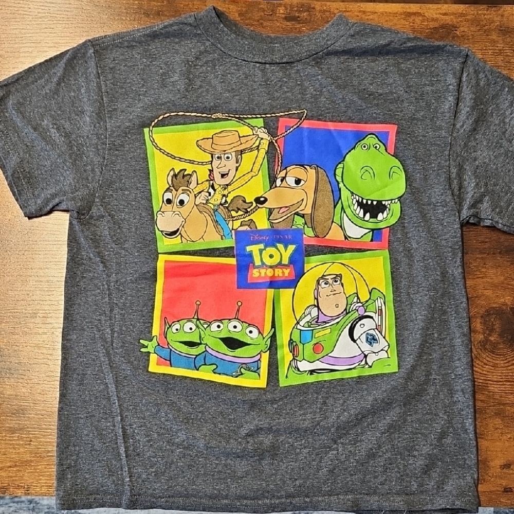 Disney Toy Story Kids Gray T-Shirt